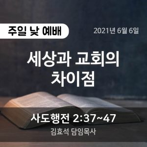 이런 교회 되게 하소서